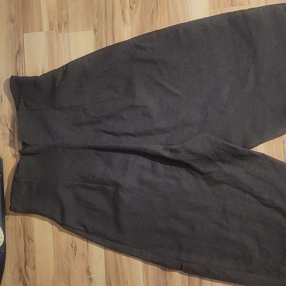 Vintage 80s 90s Brown Wool High Waist Trousers M - Picture 7 of 16